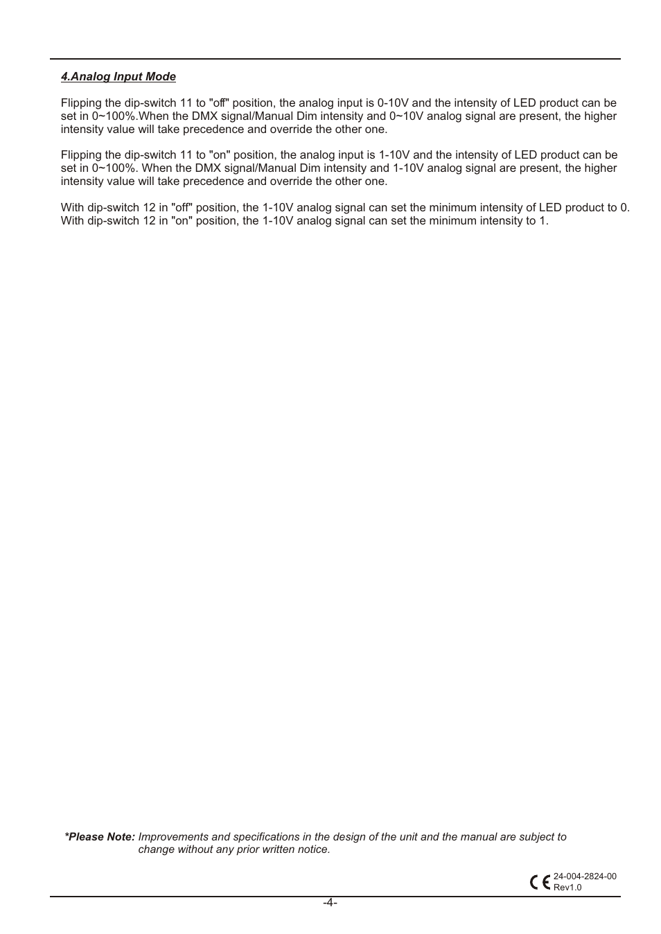 Acclaim Lighting AL Dimmer 1 HP User Manual | Page 4 / 4