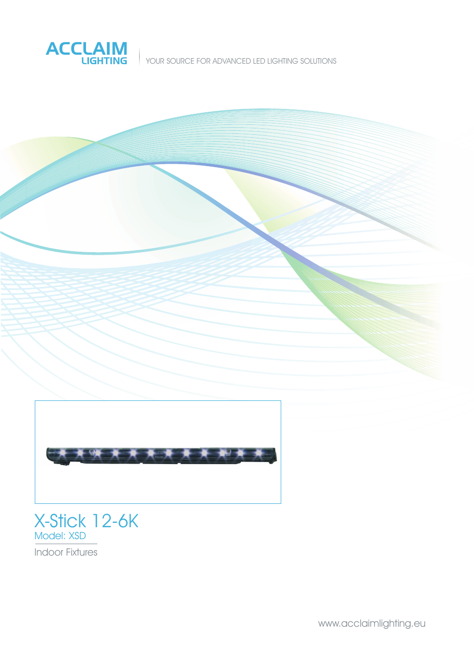 Acclaim Lighting X-Stick 12-6K User Manual | 2 pages