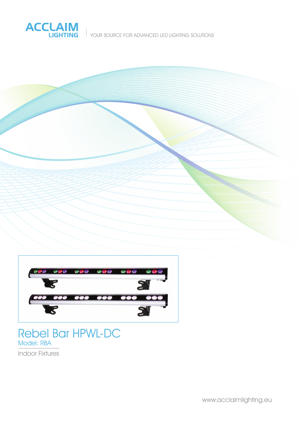 Acclaim Lighting Rebel Bar HPWL-DC User Manual | 2 pages