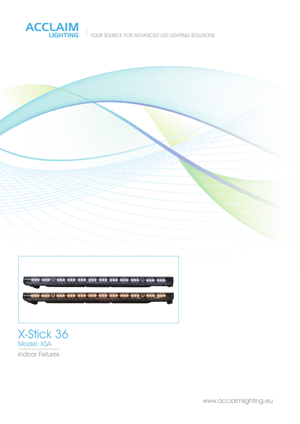 Acclaim Lighting X-Stick 36 User Manual | 2 pages