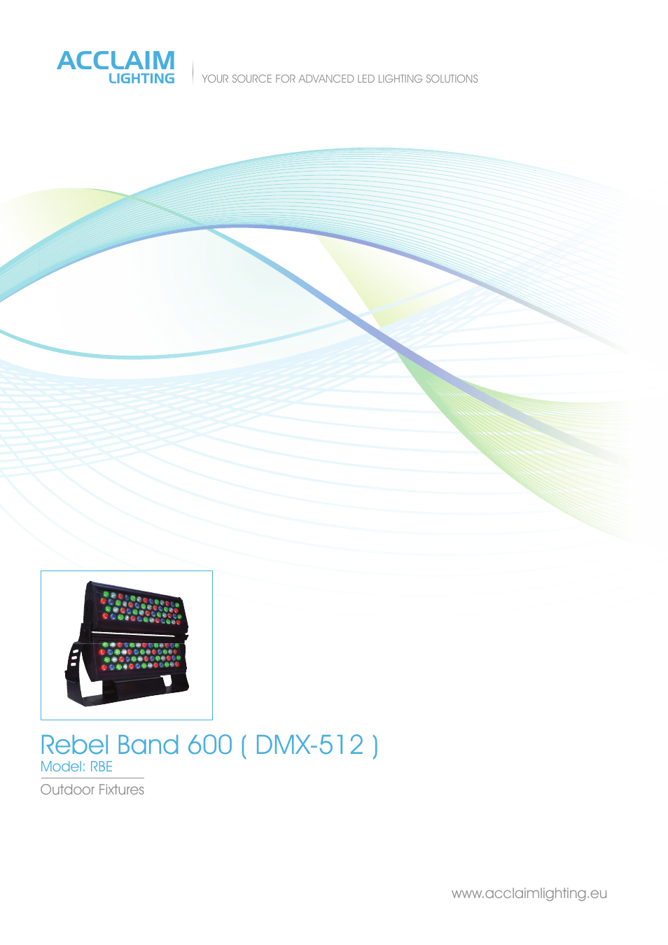 Acclaim Lighting Rebel Band 600 (IP65) User Manual | 2 pages