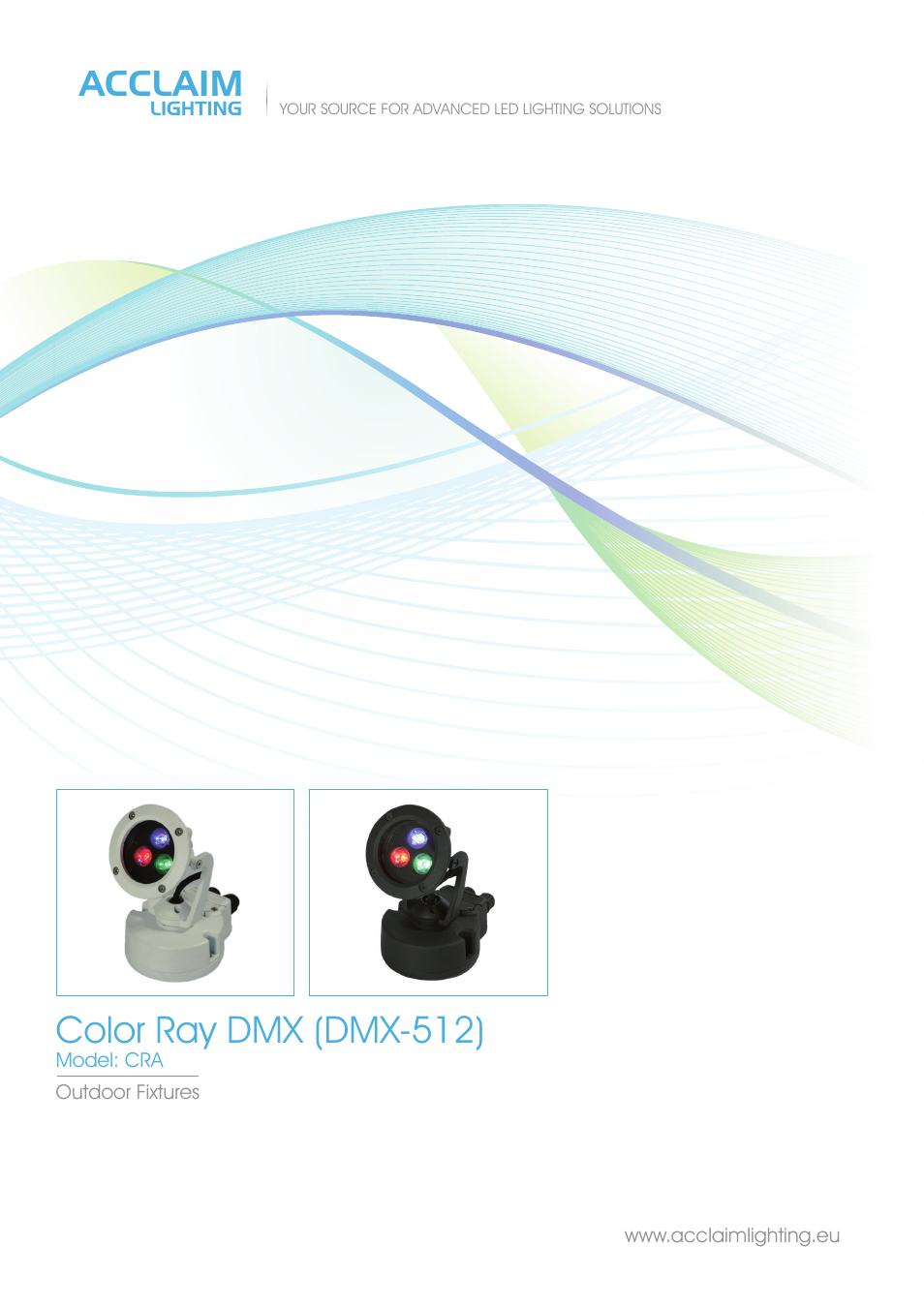 Acclaim Lighting Color Ray DMX User Manual | 2 pages