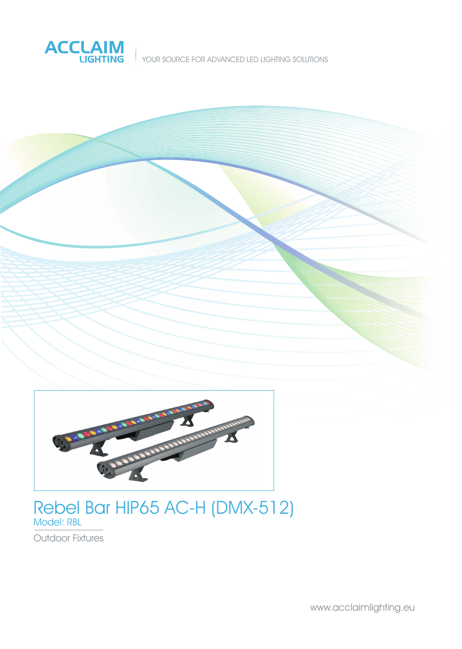 Acclaim Lighting Rebel Bar HIP65 AC-H User Manual | 2 pages