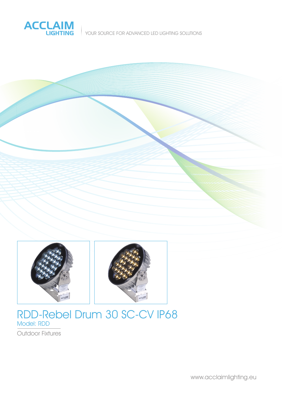 Acclaim Lighting Rebel Drum 30 SC-CV User Manual | 2 pages