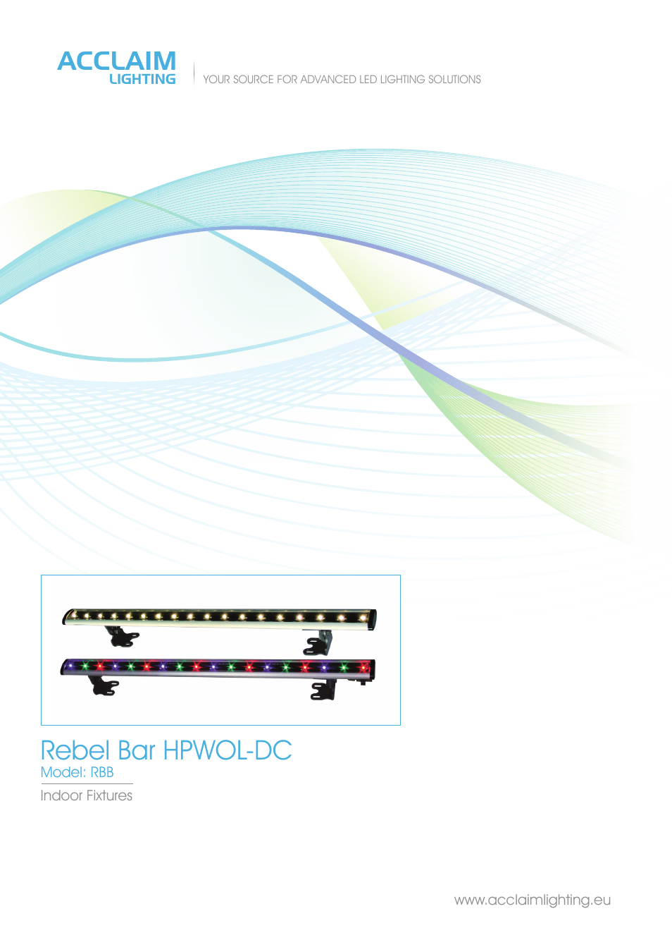 Acclaim Lighting Rebel Bar HPWOL-DC User Manual | 2 pages