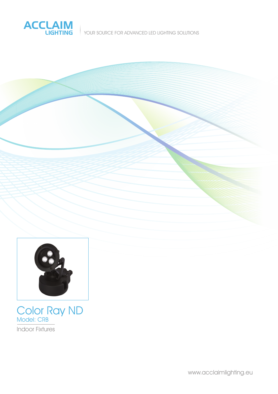 Acclaim Lighting Color Ray ND User Manual | 2 pages