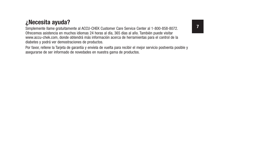 Necesita ayuda | Accu-Chek Aviva Plus silver User Manual | Page 109 / 204