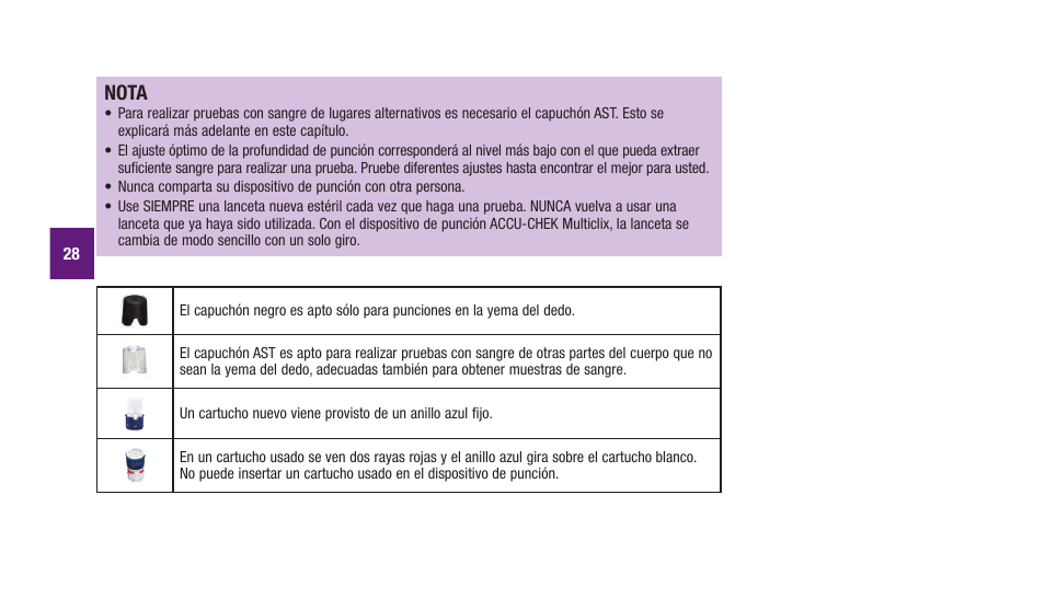 Nota | Accu-Chek Aviva Plus silver User Manual | Page 130 / 204