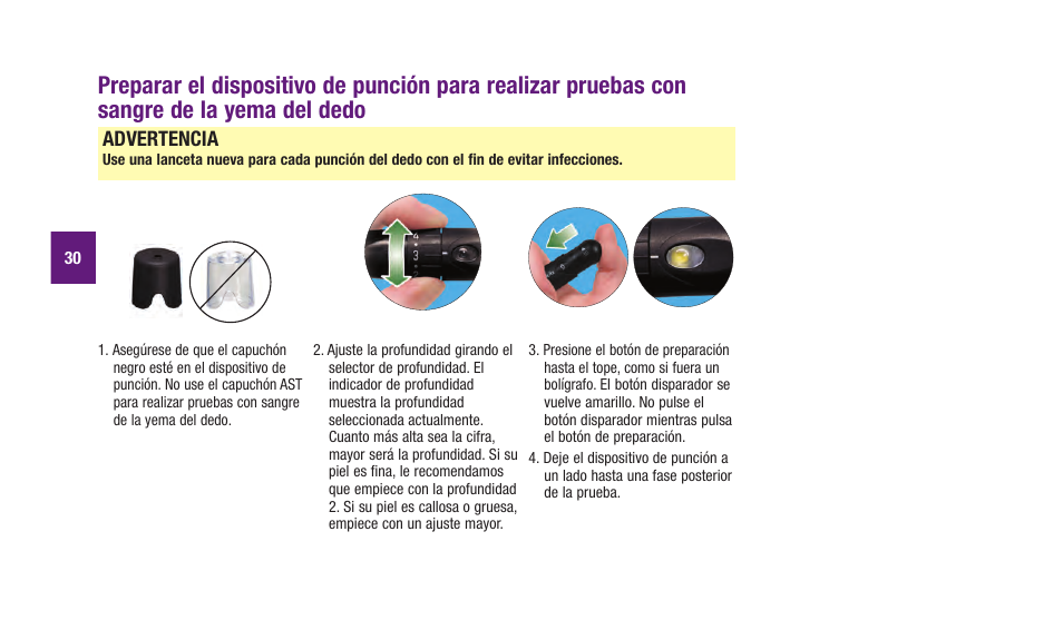 Advertencia | Accu-Chek Aviva Plus silver User Manual | Page 132 / 204