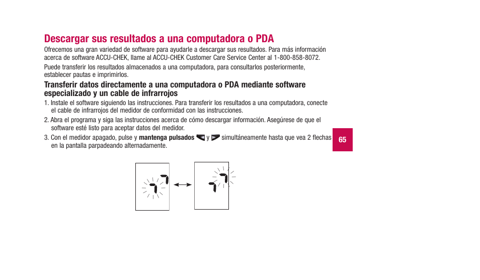 Descargar sus resultados a una computadora o pda | Accu-Chek Aviva Plus silver User Manual | Page 167 / 204