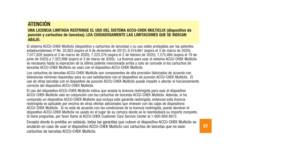 Atención | Accu-Chek Aviva Plus silver User Manual | Page 199 / 204