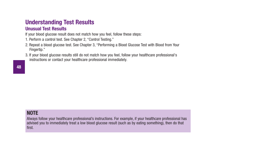 Understanding.test.results | Accu-Chek Aviva Plus silver User Manual | Page 50 / 204