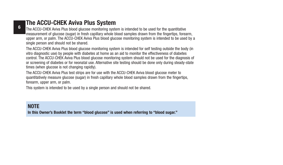 The.accu‑chek.aviva.plus.system | Accu-Chek Aviva Plus silver User Manual | Page 8 / 204