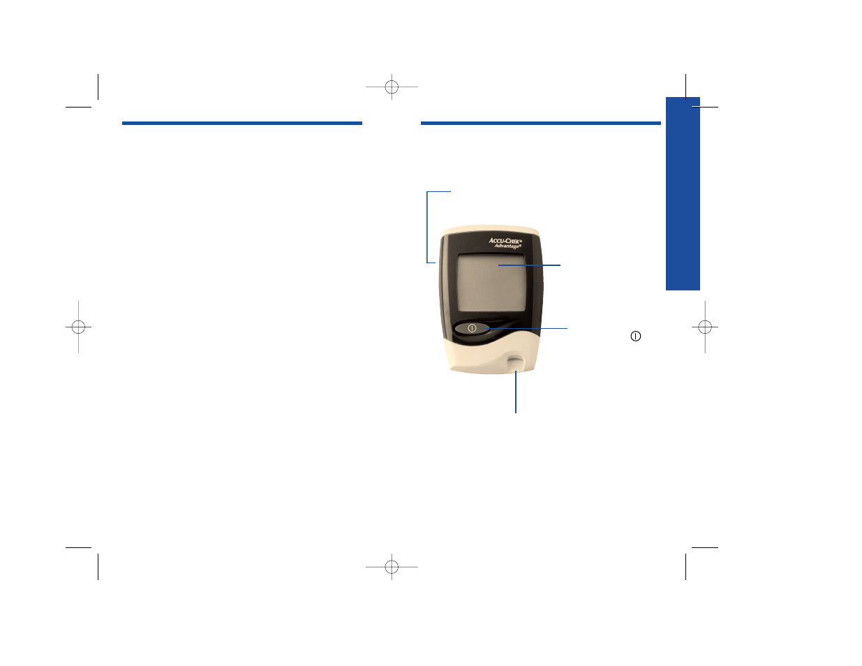 Getting to know your meter and supplies | Accu-Chek Advantage User Manual | Page 5 / 64