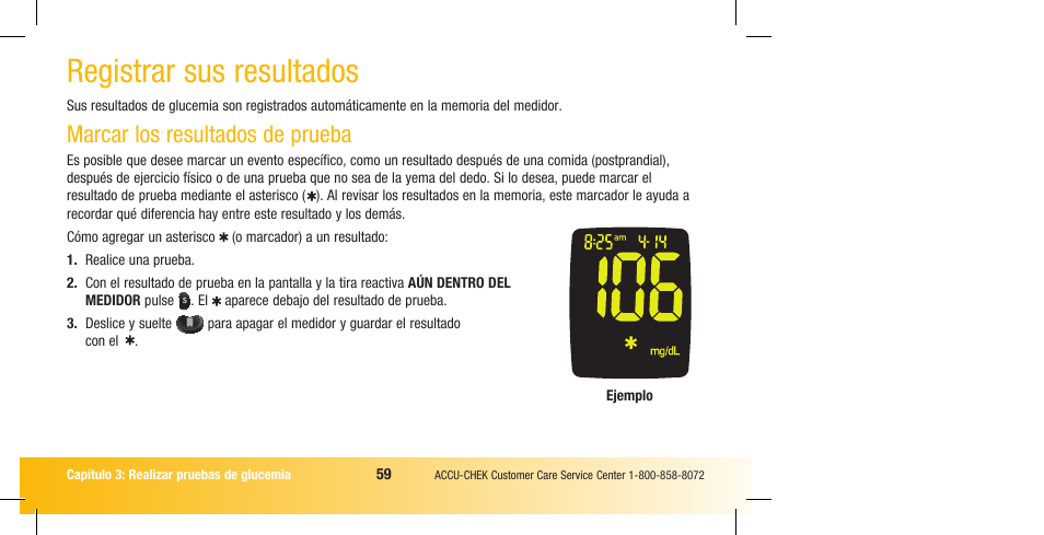 Registrar sus resultados, Marcar los resultados de prueba | Accu-Chek Compact Plus User Manual | Page 157 / 196