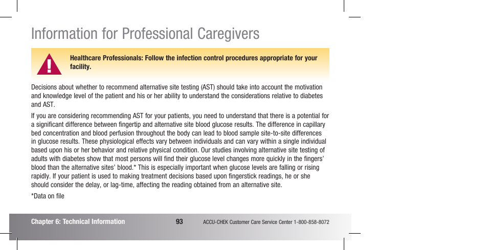 Information for professional caregivers | Accu-Chek Compact Plus User Manual | Page 95 / 196