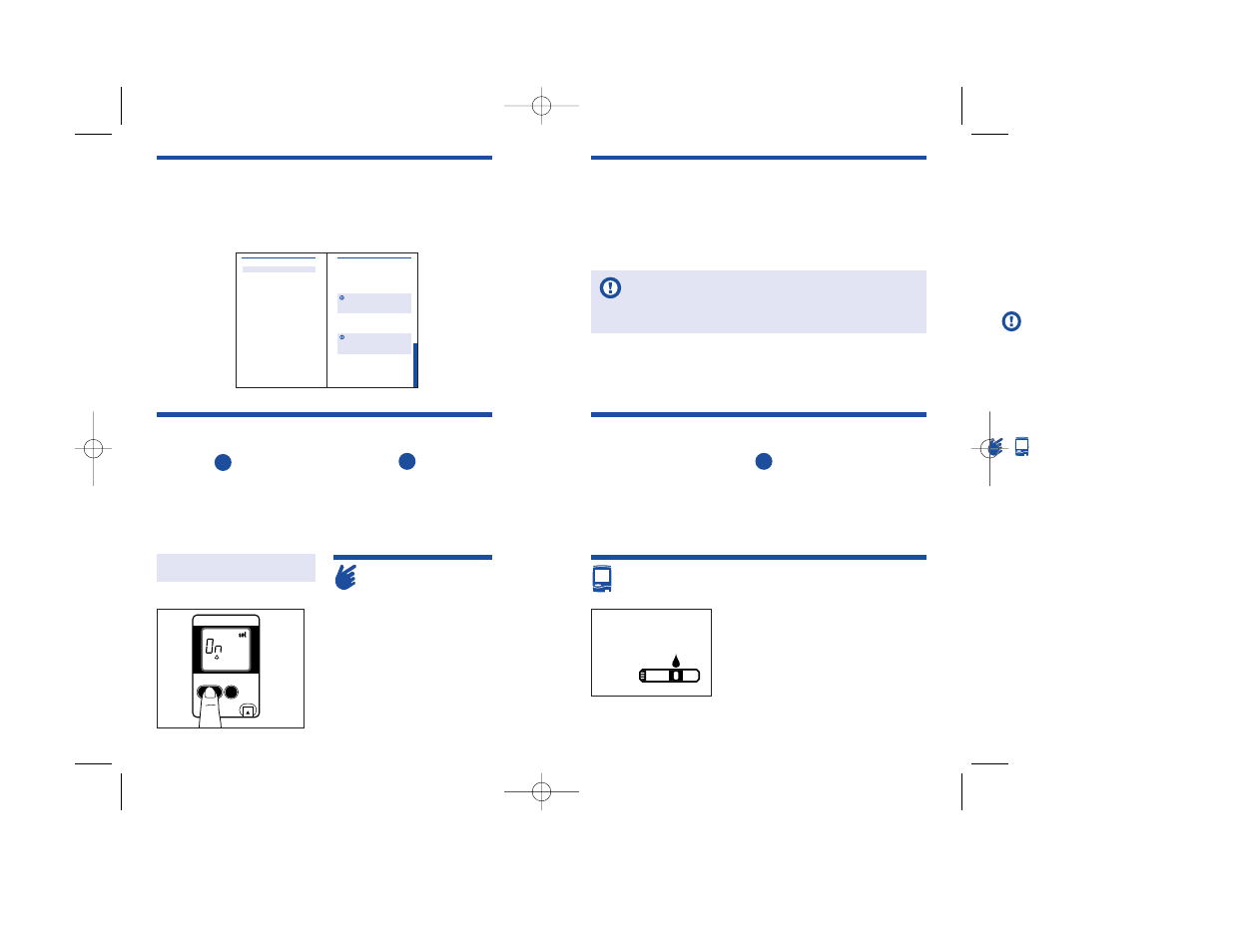Turn on meter by pressing the on/off button | Accu-Chek Advantage User Manual | Page 6 / 57