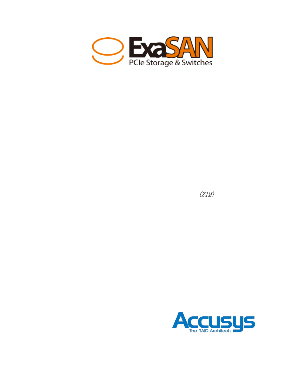 Accusys ExaSAN B08S2-PS User Manual | 103 pages