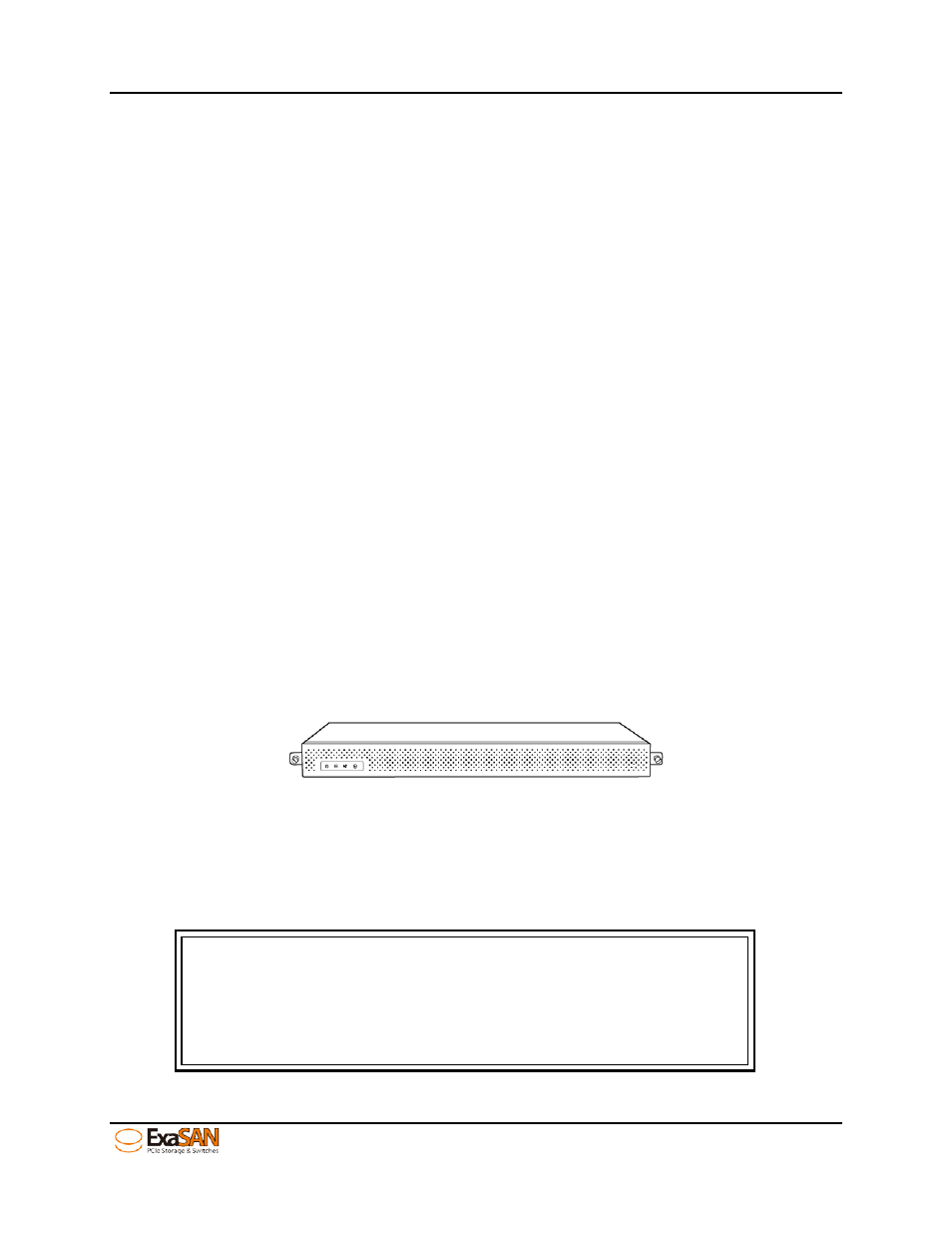 2 what is the exasan switch sw16, 1 exasan pcie 2.0 san switch – sw16, 2 exasan pcie 2.0 storages | What is the exasan switch sw16, Exasan san environment components and accessories, Exasan pcie 2.0 san switch – sw16, Exasan pcie 2.0 storages, Figure 3: sw16 front view | Accusys ExaSAN SW16 User Manual | Page 13 / 104