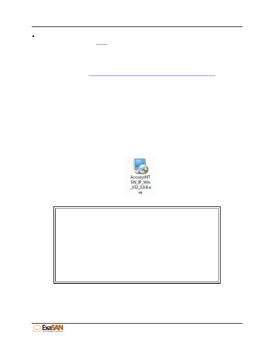 2 installing the installer package, 1 installing on mac and windows, Installing the installer package | Installing on mac and windows, Figure 25: windows installer package | Accusys ExaSAN SW16 User Manual | Page 39 / 104