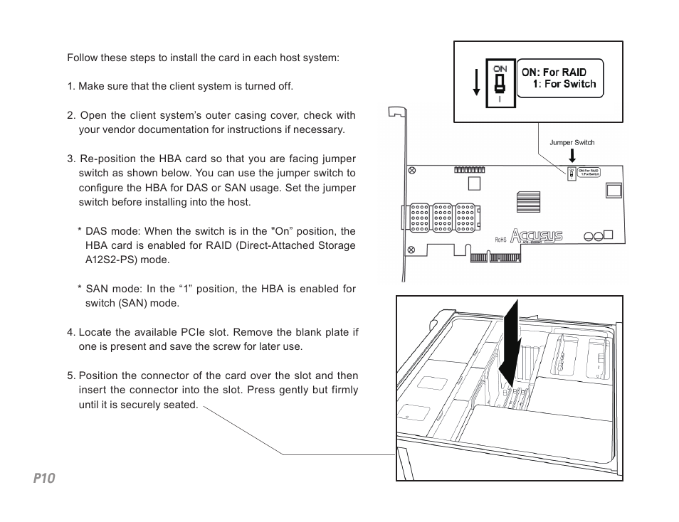 Accusys ExaSAN A12S2-PS User Manual | Page 14 / 32