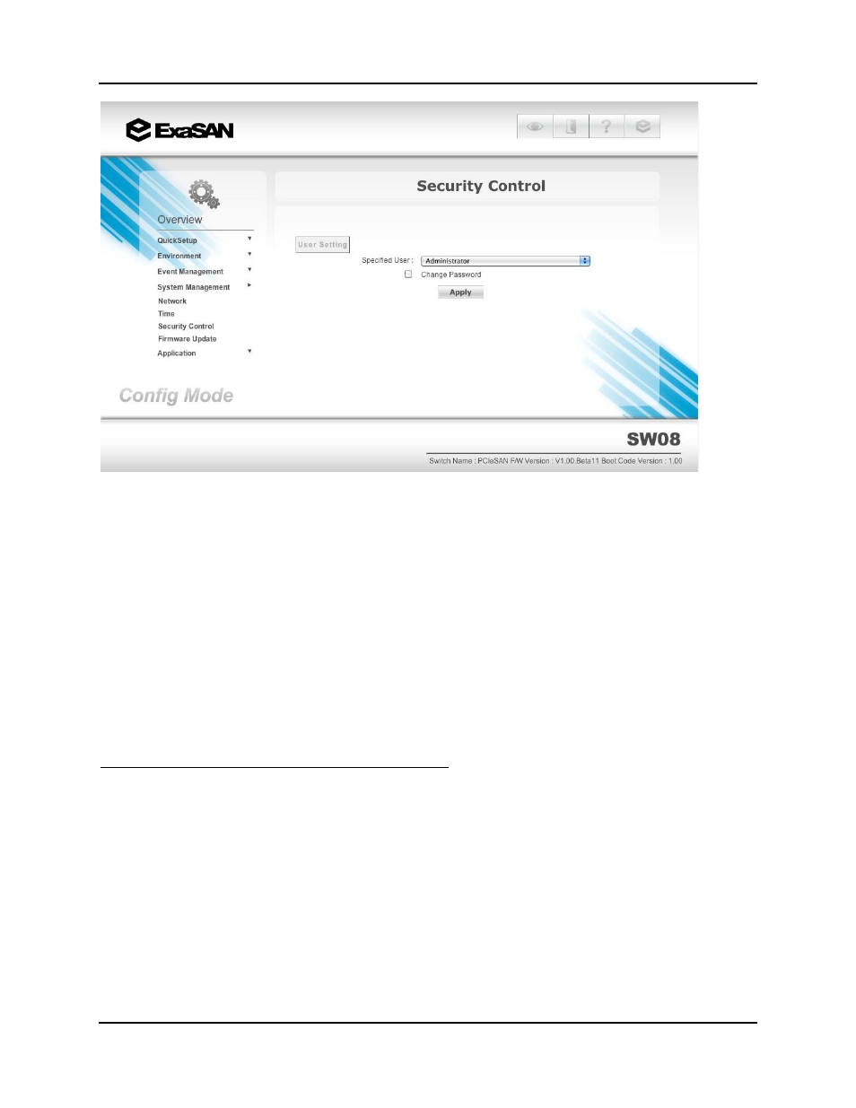 5 application, 3 updating sw04/08 switch firmware, 1 preparing the firmware update file | Application -10, Updating sw04/08 switch firmware -10, Preparing the firmware update file -10 | Accusys ExaSAN SW-08 User Manual | Page 45 / 89