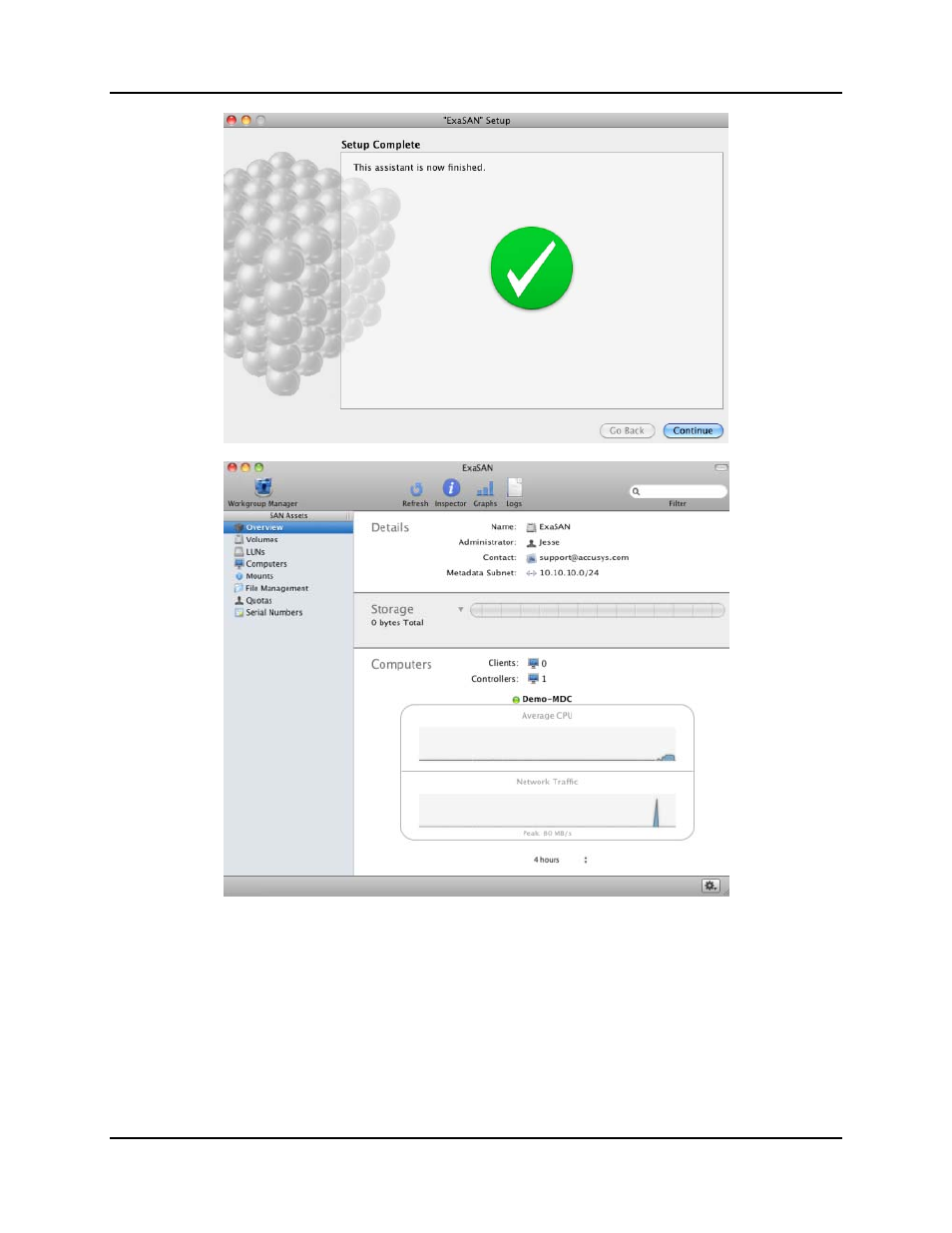 6 creating an xsan volume, 1 labeling luns, Creating an xsan volume -13 | Labeling luns -13 | Accusys ExaSAN SW-08 User Manual | Page 64 / 89