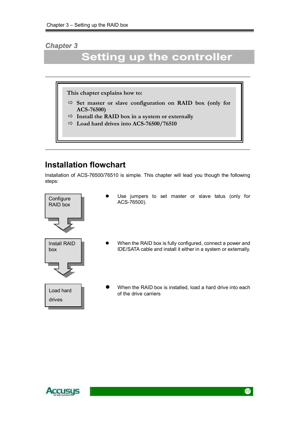 Accusys ACS-76510 User Manual | Page 17 / 34