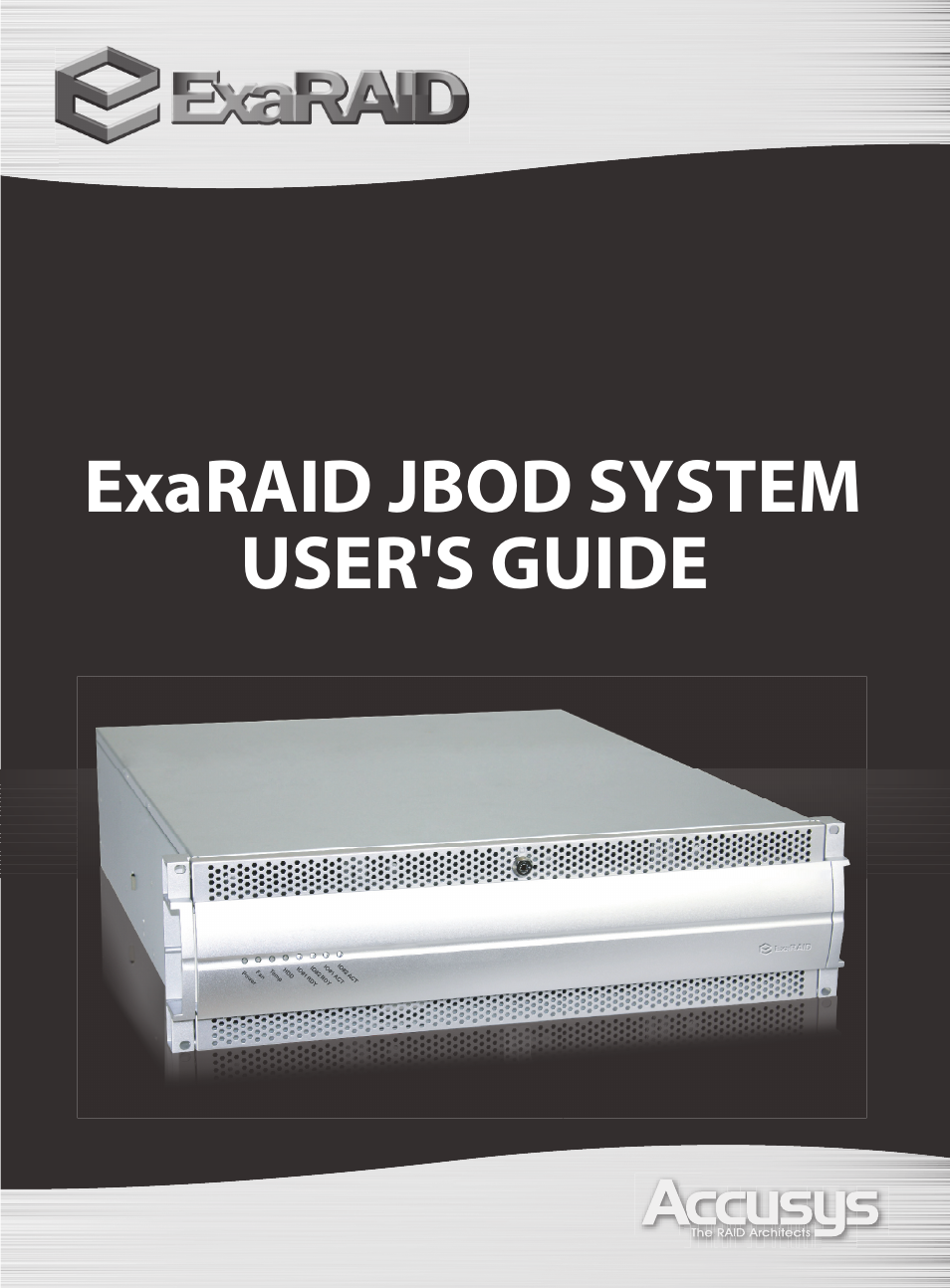 Accusys ExaRAID A24U-SJ User Manual | 34 pages