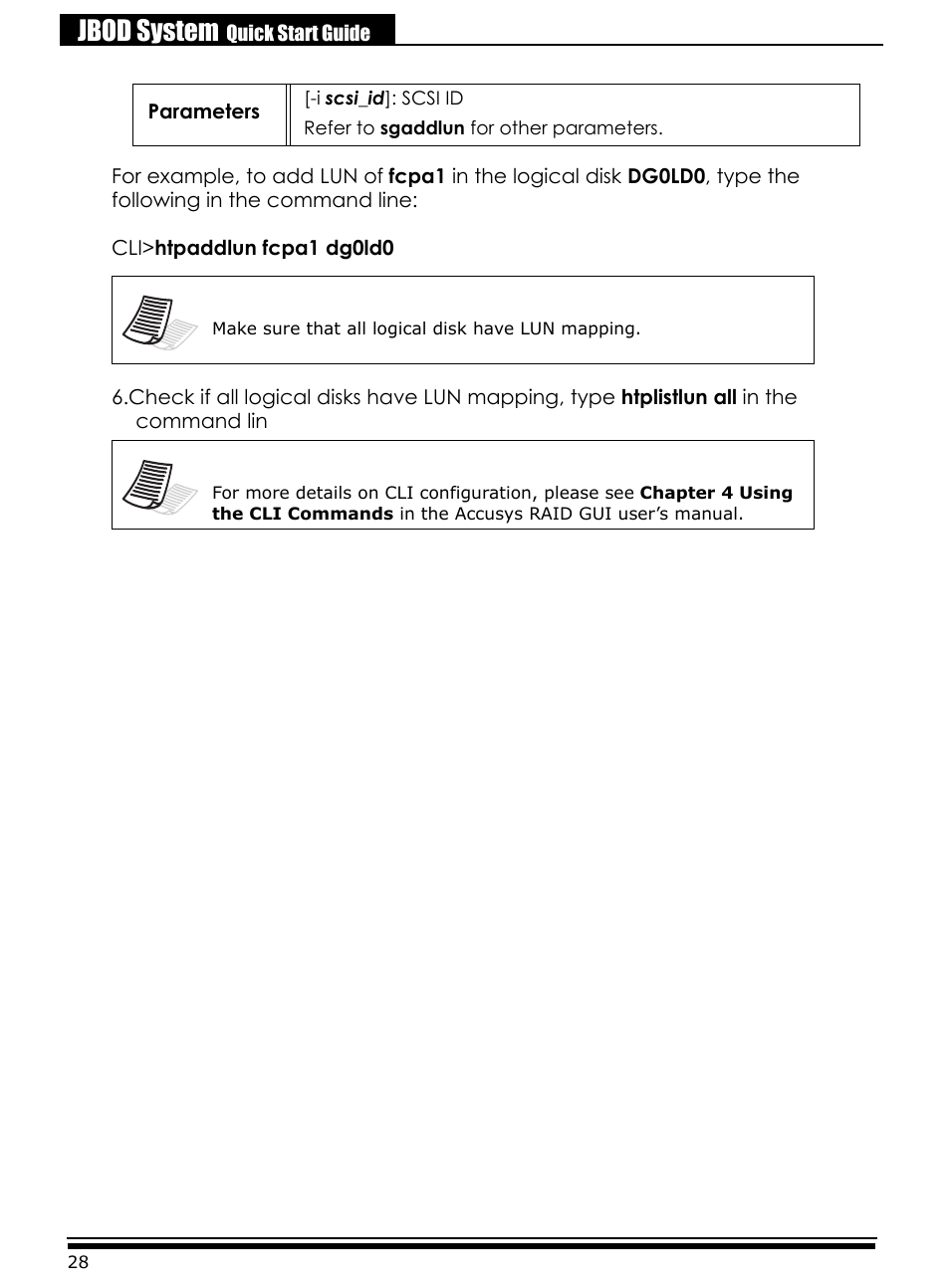 Jbod system | Accusys ExaRAID A24U-SJ User Manual | Page 30 / 34