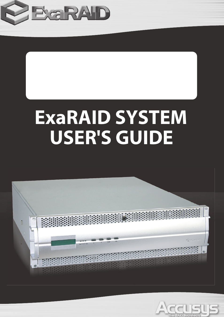 Accusys ExaRAID A24U-SS User Manual | 53 pages