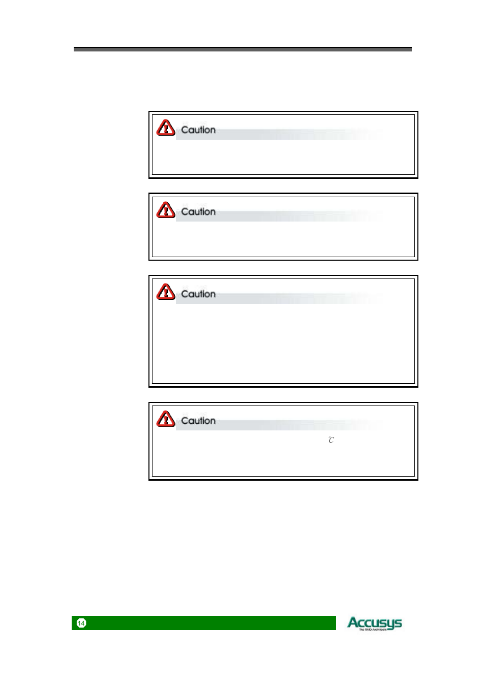 Pre-installation notices | Accusys ACS-75170 User Manual | Page 14 / 29