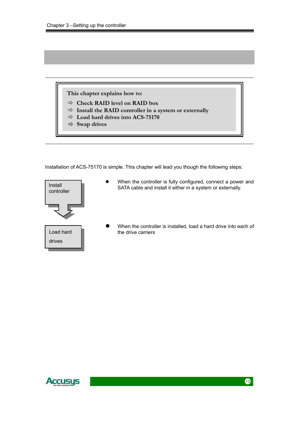 Accusys ACS-75170 User Manual | Page 15 / 29