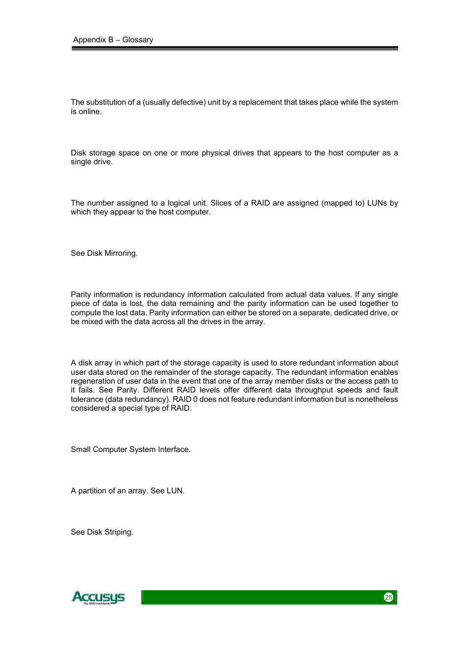 Accusys ACS-75170 User Manual | Page 25 / 29