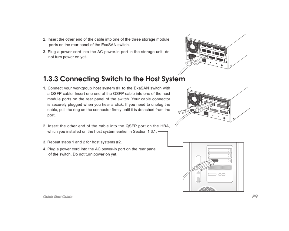 3 connecting switch to the host system | Accusys ExaSAN SW-08 User Manual | Page 11 / 40