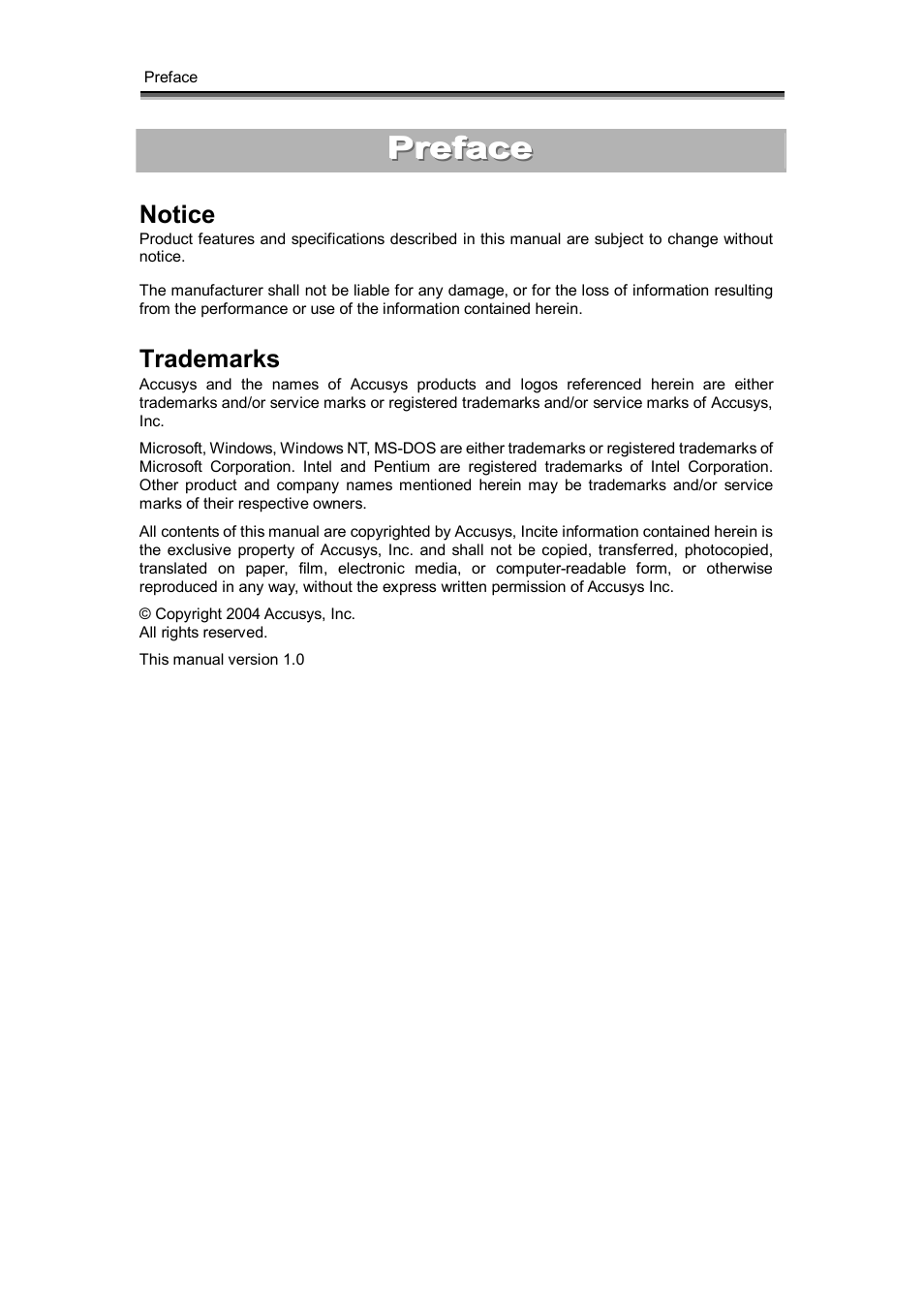 Accusys ACS-76130 User Manual | 31 pages