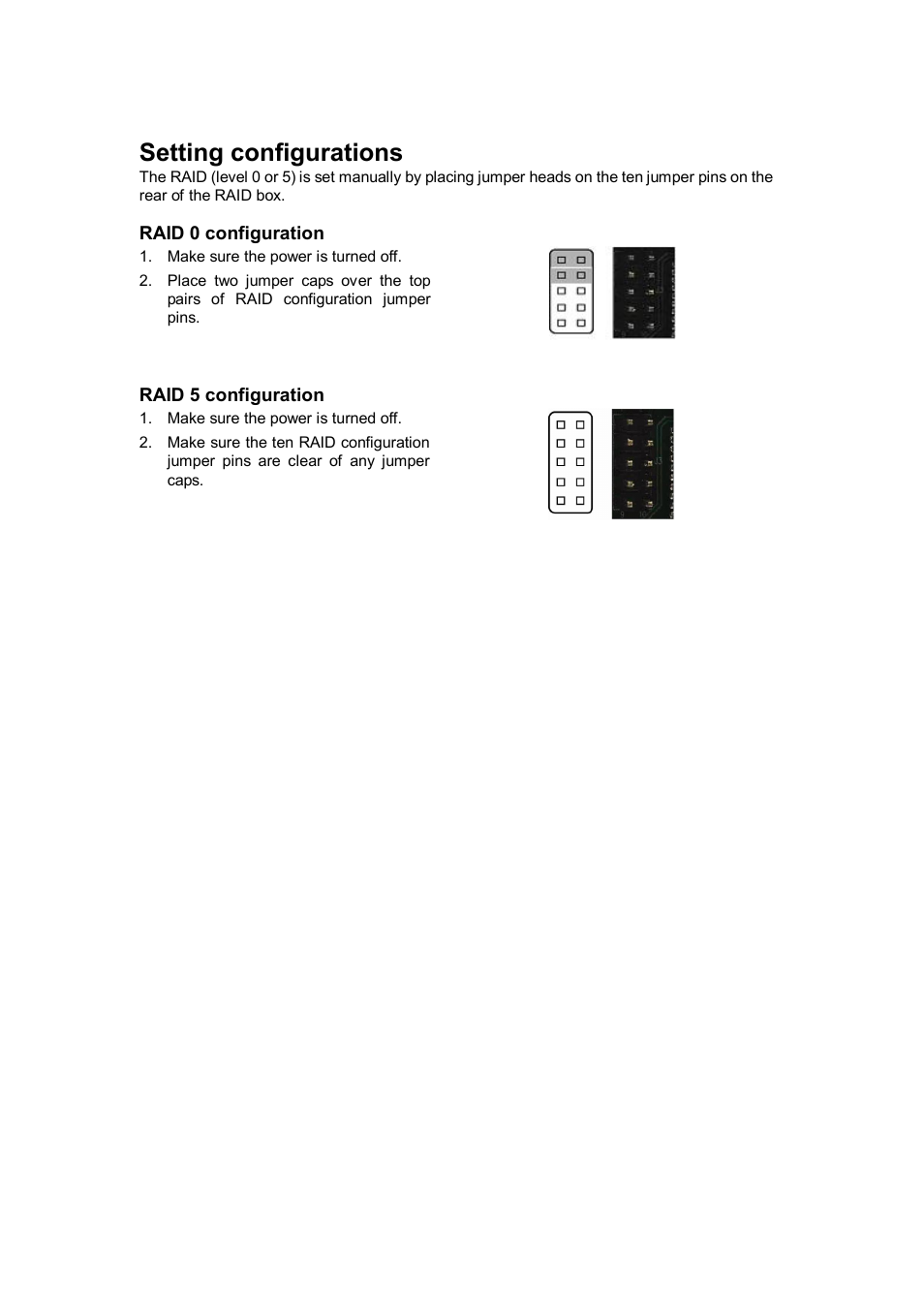 Setting configurations | Accusys ACS-76130 User Manual | Page 16 / 31