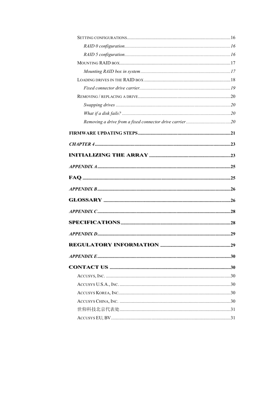 Accusys ACS-76130 User Manual | Page 6 / 31