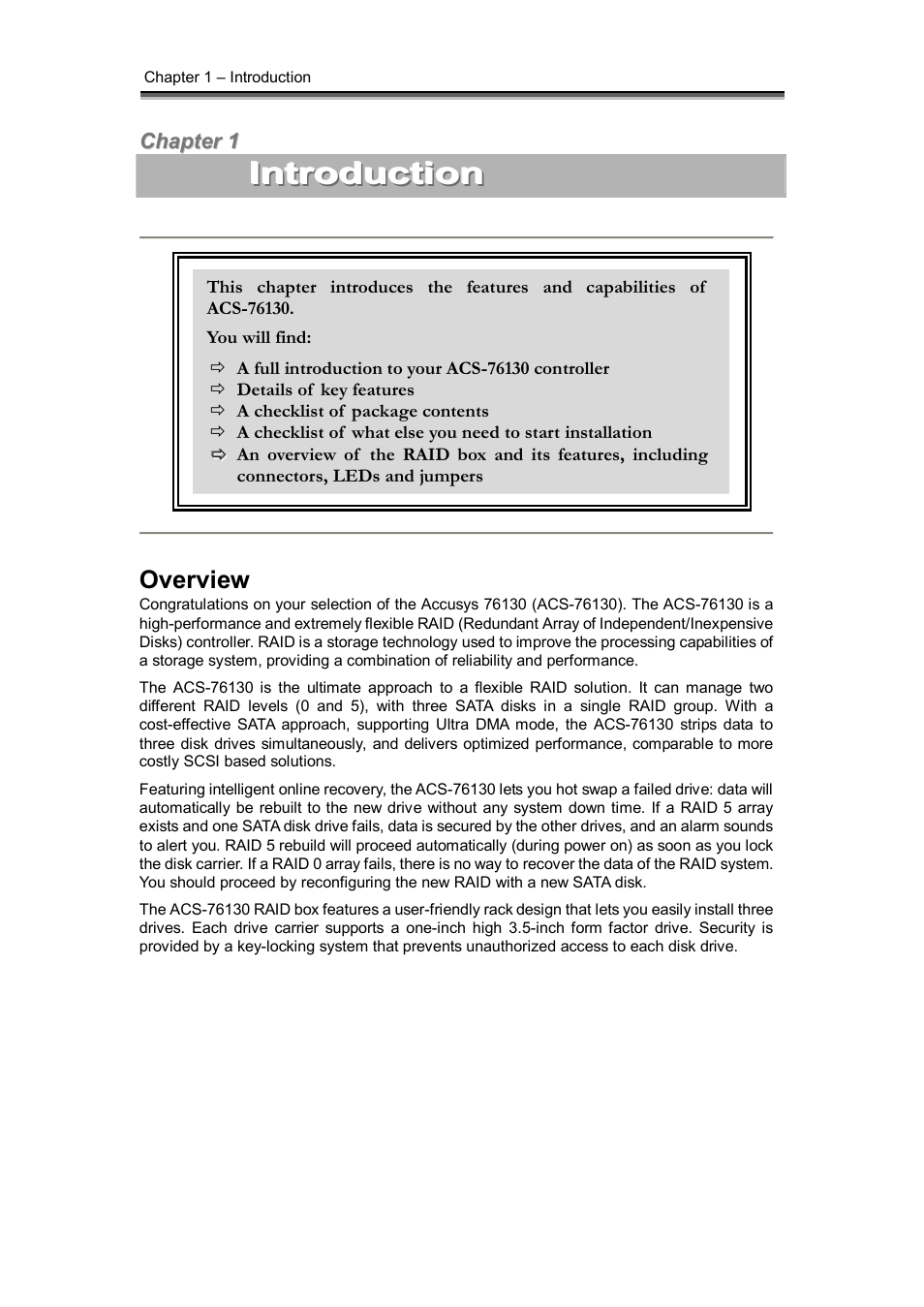 Accusys ACS-76130 User Manual | Page 7 / 31