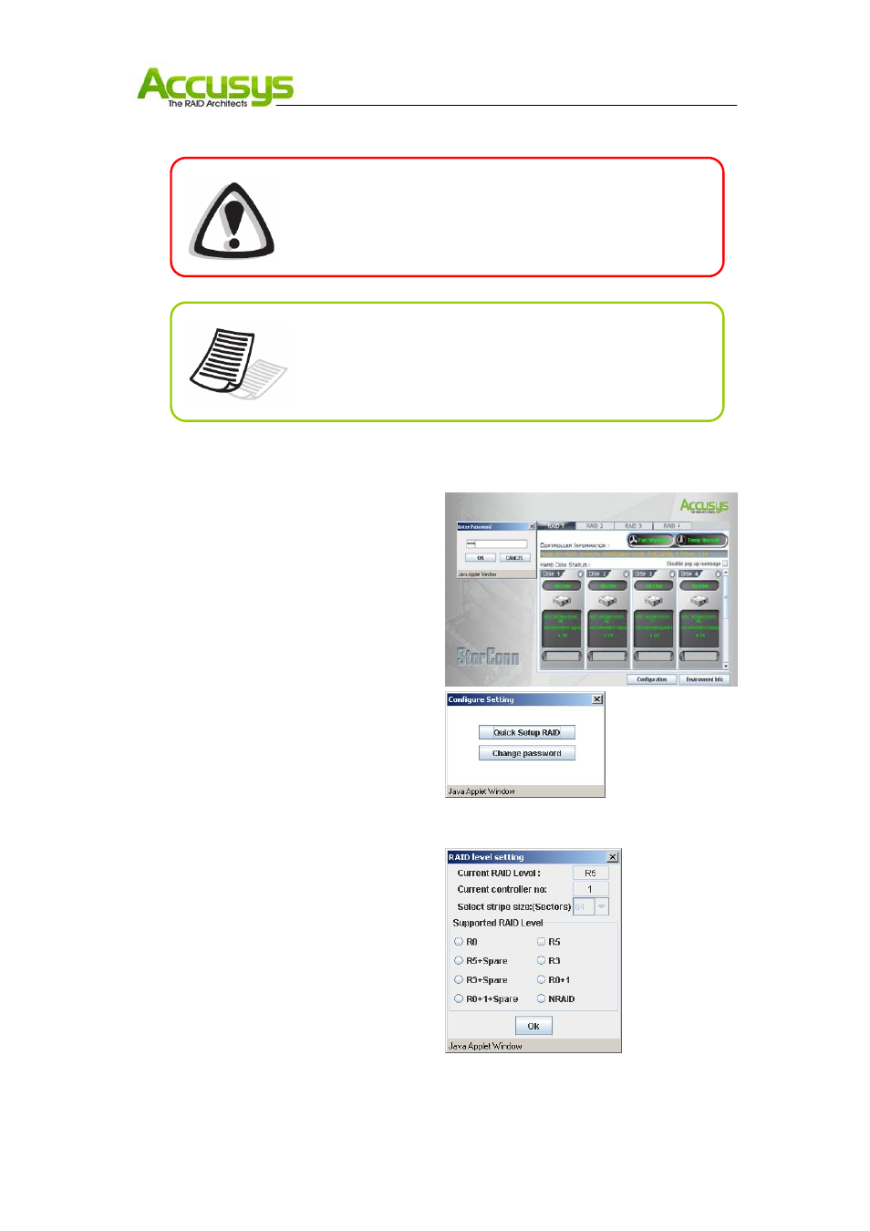 Accusys StorConn GUI User Manual | Page 16 / 35