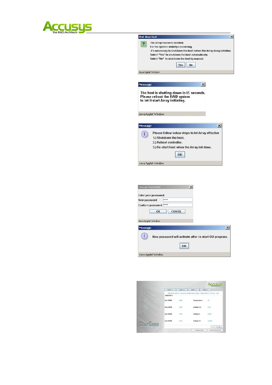 Accusys StorConn GUI User Manual | Page 17 / 35