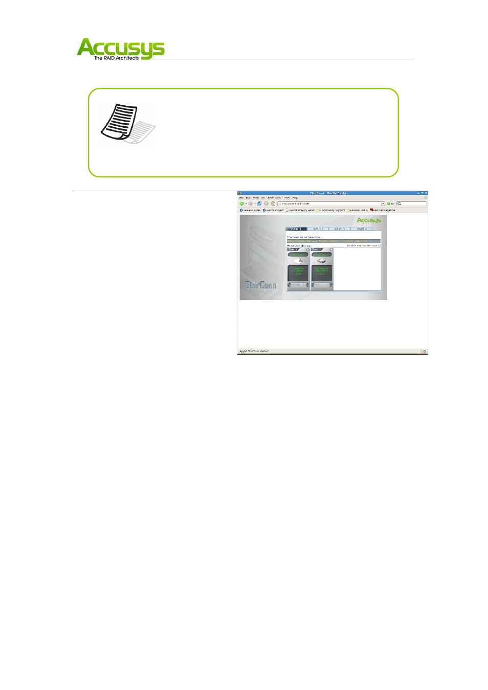 Accusys StorConn GUI User Manual | Page 29 / 35