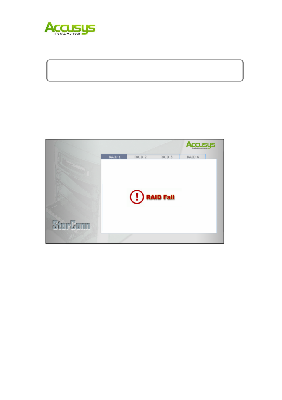 Trouble shooting | Accusys StorConn GUI User Manual | Page 31 / 35