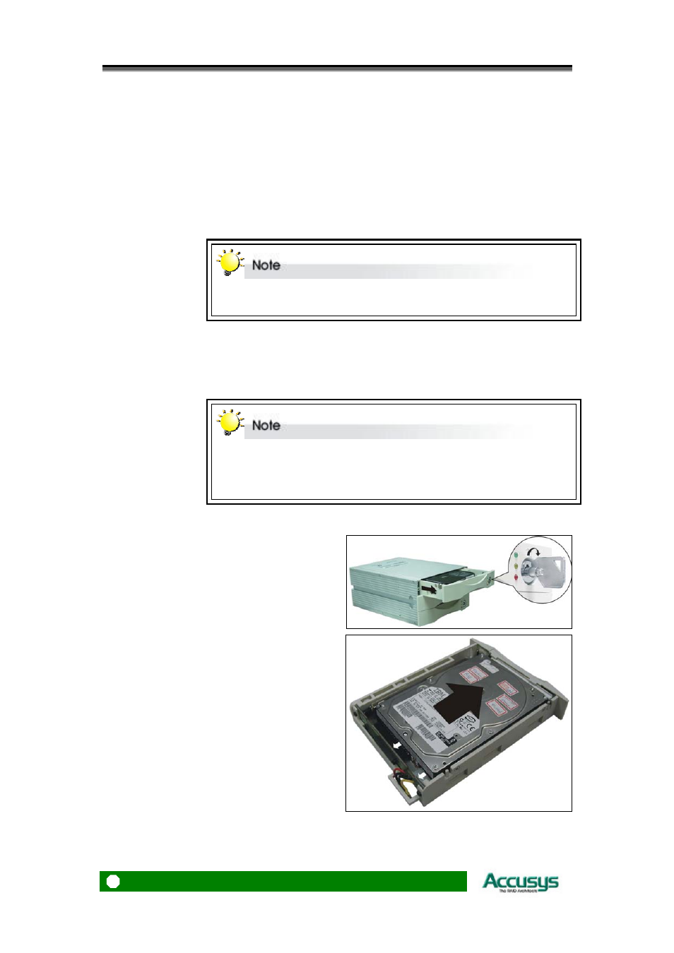 Removing / replacing a drive | Accusys ACS-7630 User Manual | Page 22 / 34