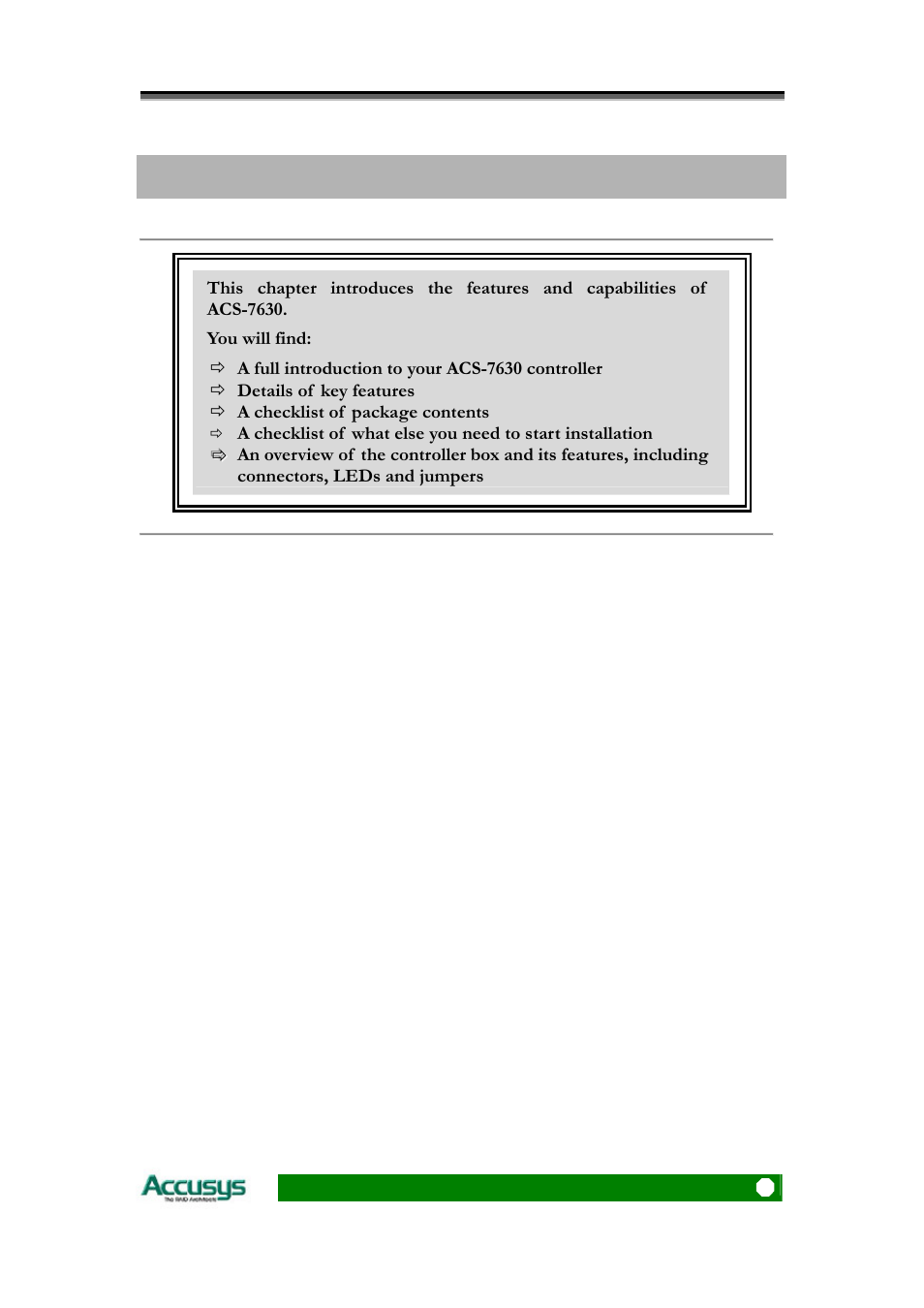 Accusys ACS-7630 User Manual | Page 7 / 34