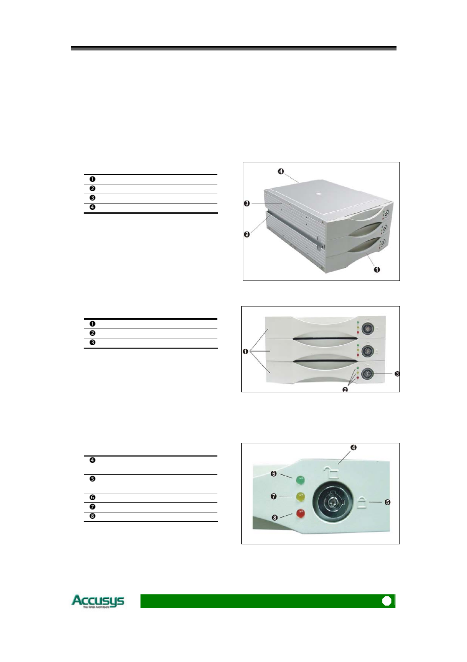 Familiarizing yourself with the controller | Accusys ACS-7630 User Manual | Page 9 / 34