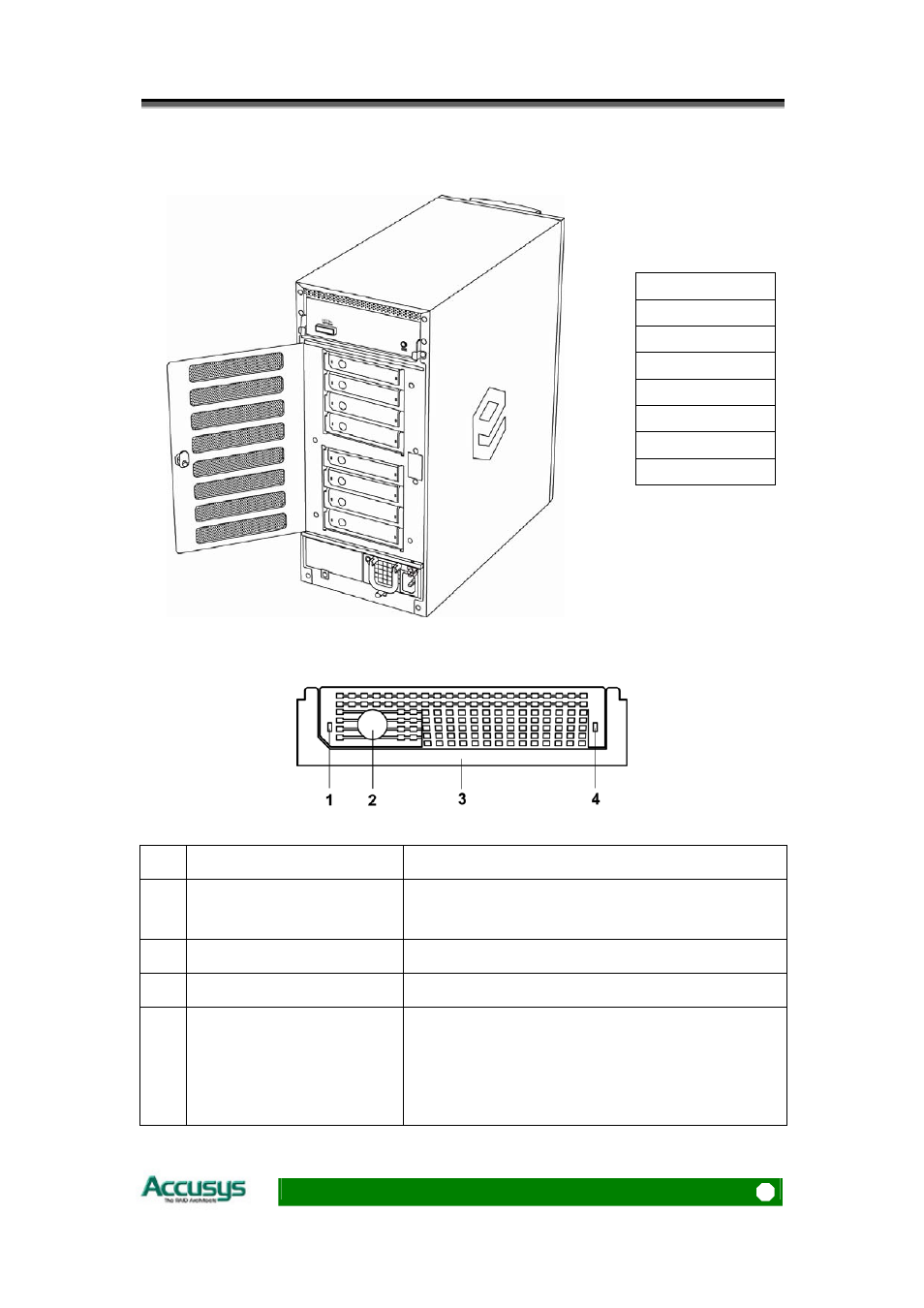 Open rear panel | Accusys ExaSAN A08S-PS User Manual | Page 15 / 38
