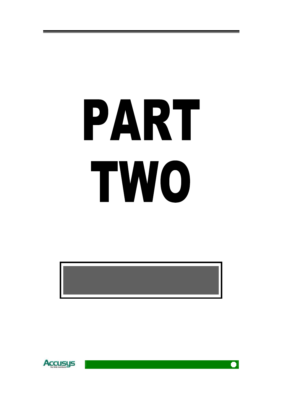 Part two installation, Installation | Accusys ExaSAN A08S-PS User Manual | Page 17 / 38
