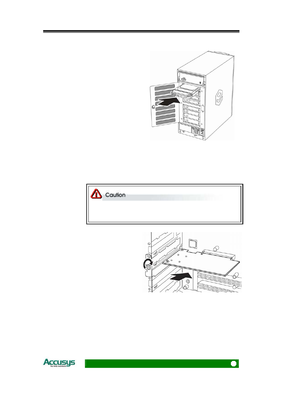 Installing the re-drive card | Accusys ExaSAN A08S-PS User Manual | Page 21 / 38