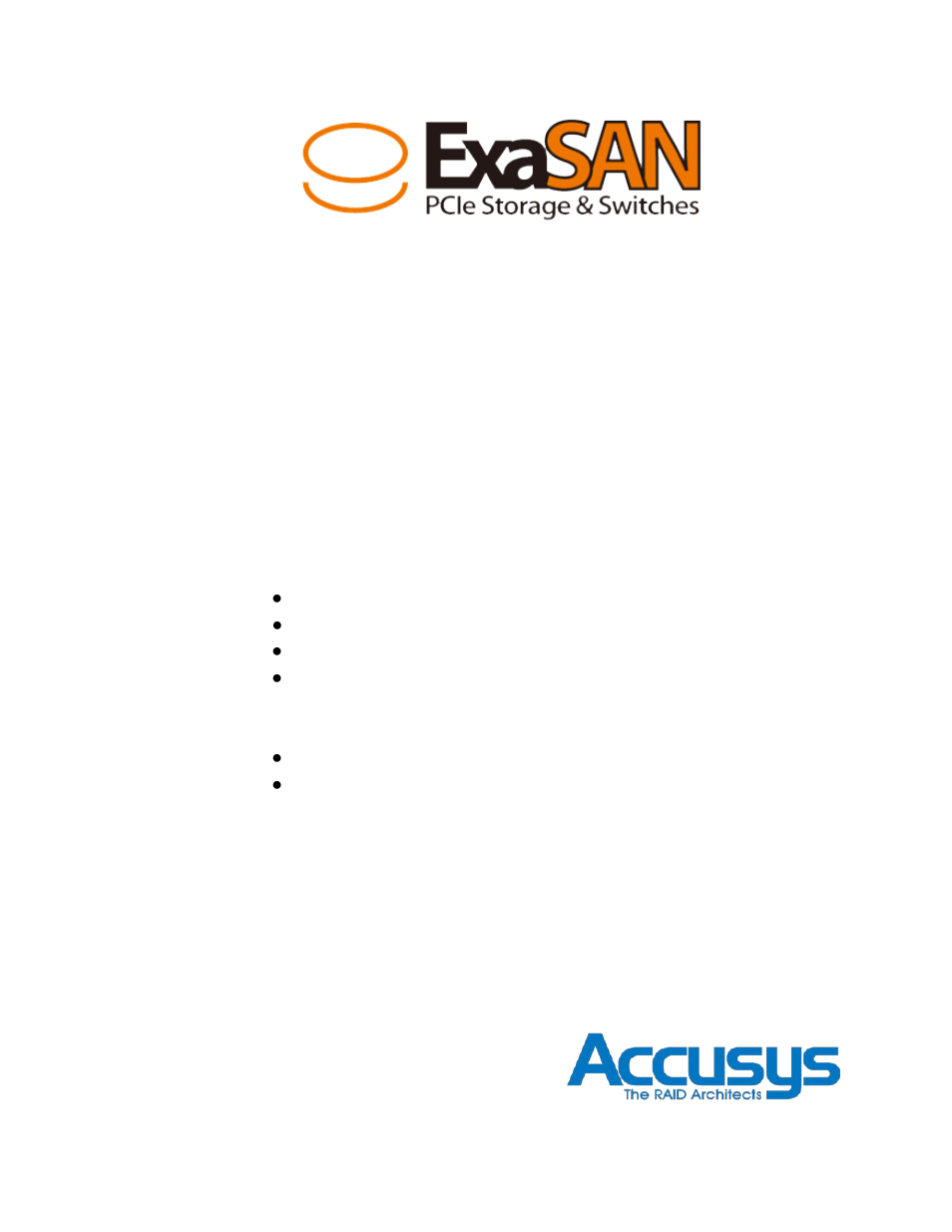 Accusys ExaSAN SWF16 User Manual | 107 pages